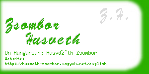 zsombor husveth business card